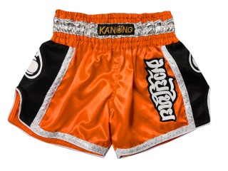 Kanong Retro Muay Thai Shorts : KNSRTO-208-Oransje