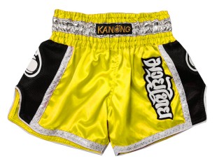 Kanong Retro Muay Thai Shorts : KNSRTO-208-Gul