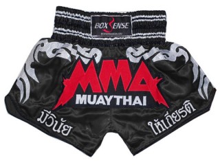 Boxsense Muay Thai Boksning Shorts : BXS-066-Svart