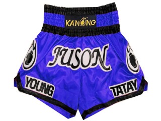 Personlig Boxing Shorts : KNBXCUST-2024 Blå