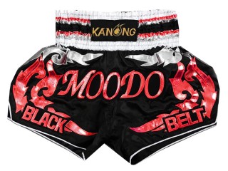Personlig Muay Thai Shorts : KNSCUST-1030 Svart