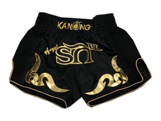 Personlig Muay Thai Shorts : KNSCUST-1091 Svart