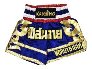 Personlig Muay Thai Shorts : KNSCUST-1098 Marine