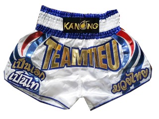 Personlig Muay Thai Shorts : KNSCUST-1131 Hvit