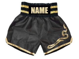 Personlig Boxing Shorts : KNBSH-001 Svart