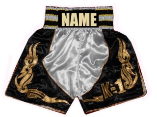 Personlig Boxing Shorts : KNBSH-013 Hvit