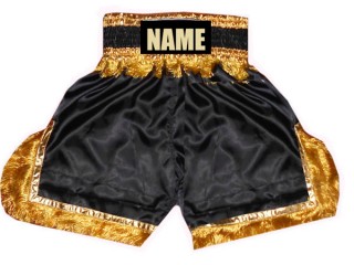 Personlig Boxing Shorts : KNBSH-017 Svart