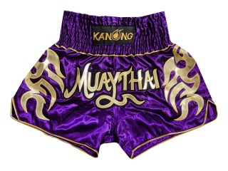 Kanong Muay Thaiboksing Shorts Kickboksing : KNS-134-Lilla