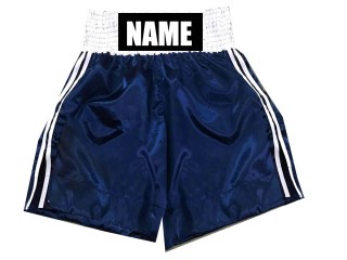 Personlig bokseshorts  : KNBSH-026-Marineblå