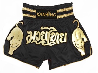 Kanong Muay Thai Shorts : KNS-135-Svart