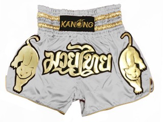 Kanong Muay Thai Shorts : KNS-135-Grå