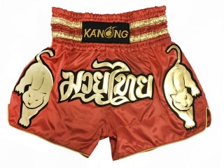 Kanong Muay Thai Shorts : KNS-135-Rød