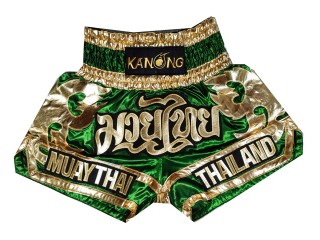 Kanong Muay Thai Shorts : KNS-136-Grønn