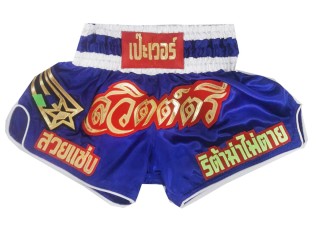 Skreddersydde Muay Thai shorts : KNSCUST-1152 Blå