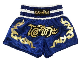 Skreddersydde Muay Thai shorts : KNSCUST-1155 Blå