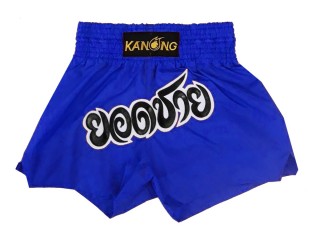 Skreddersydde Muay Thai shorts : KNSCUST-1166 Blå