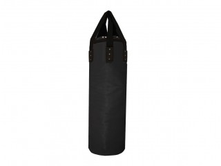 Personlig mikrofiber Boksesekk / Punching Bag (ubesatt): Svart 120 cm.