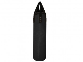 Tilpasset mikrofiber Boksesekk / Punching Bag (ubesatt): Svart 180 cm.