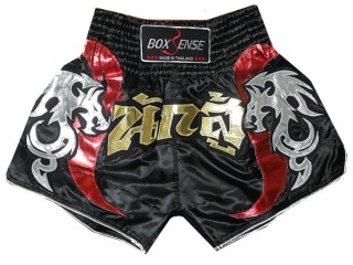 Boxsense Muay Thai Shorts : BXS-005-Svart