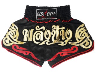 Boxsense Muay Thai Boksning Shorts  : BXS-082-Svart