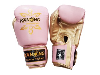 Kanong Muay Thai bokse hansker barn junior : Thai Power Rosa/Gull