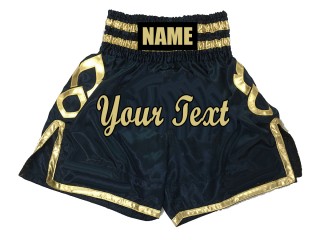 Personlig Boxing Shorts : KNBSH-025-Marineblå