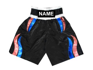 Personlig bokseshorts  : KNBSH-028-Svart