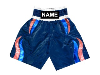 Personlig bokseshorts  : KNBSH-028-Marineblå