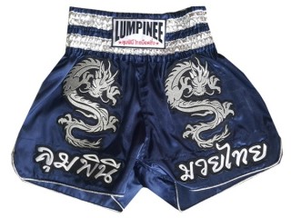 Lumpinee Muay Thai Kickboksning Shorts : LUM-038-Marinen