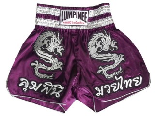 Lumpinee Muay Thai Kickboksning Shorts : LUM-038-Fiolett