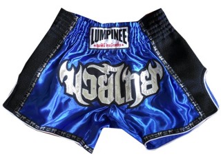 Lumpinee Muay Thai Kickboksning Shorts : LUMRTO-003-Blå