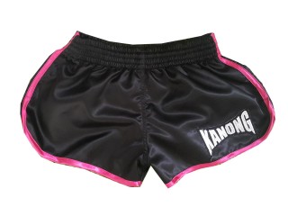 Kanong Muay Thai Shorts for Kvinner : KNSWO-402-Svart