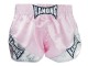 Kanong Retro Muay Thai Shorts dame : KNSRTO-201-Rosa-Sølv