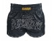 Kanong Retro Muay Thai Shorts : KNSRTO-206-Svart