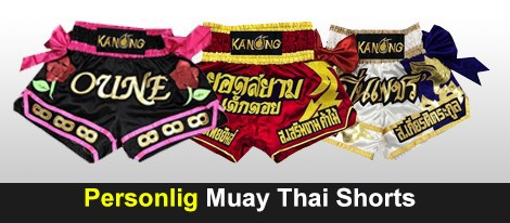 personlig muay thai shorts